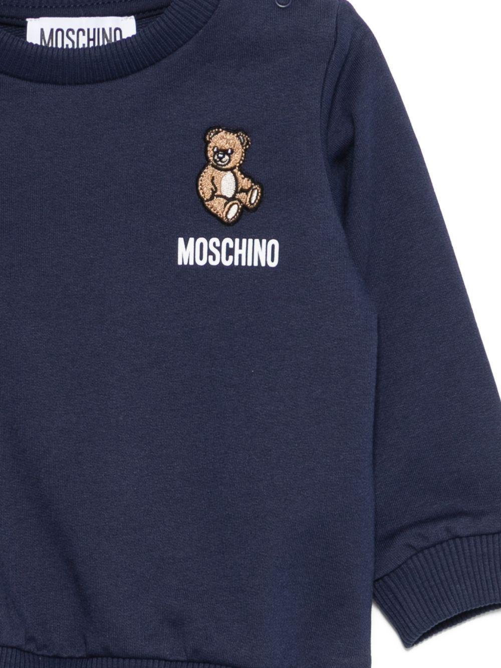 Felpa per neonato Moschino Kids con teddy - Ninna Nanna