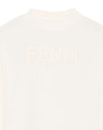 Felpa unisex Fendi Kids con logo - Ninna Nanna