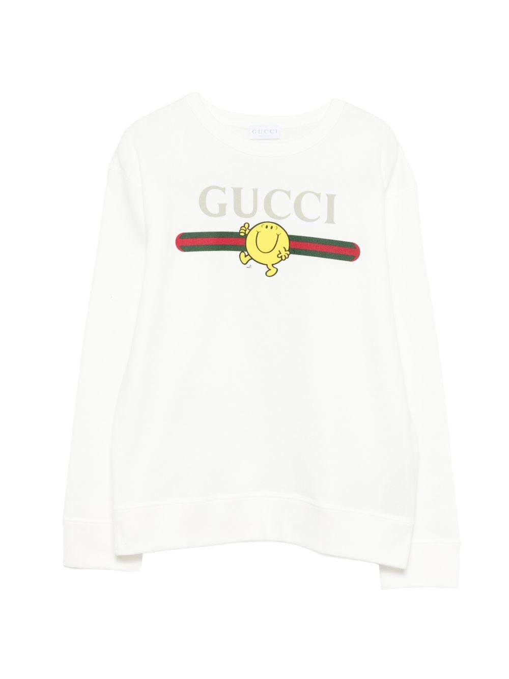 Felpa unsex Gucci kids con stampa - Ninna Nanna