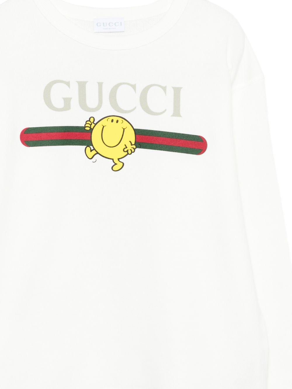 Felpa unsex Gucci kids con stampa - Ninna Nanna