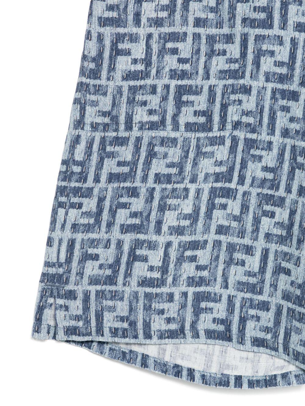 Fendi Kids bermuda in lino - Ninna Nanna