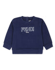 Fendi Kids felpa con logo - Ninna Nanna