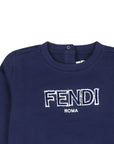 Fendi Kids felpa con logo - Ninna Nanna