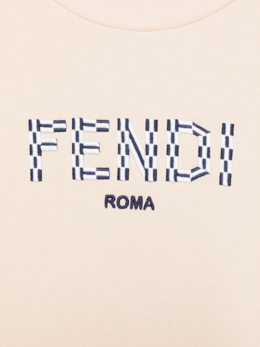 Fendi Kids felpa con logo - Ninna Nanna