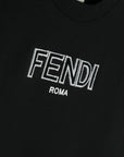 Fendi Kids felpa con logo - Ninna Nanna