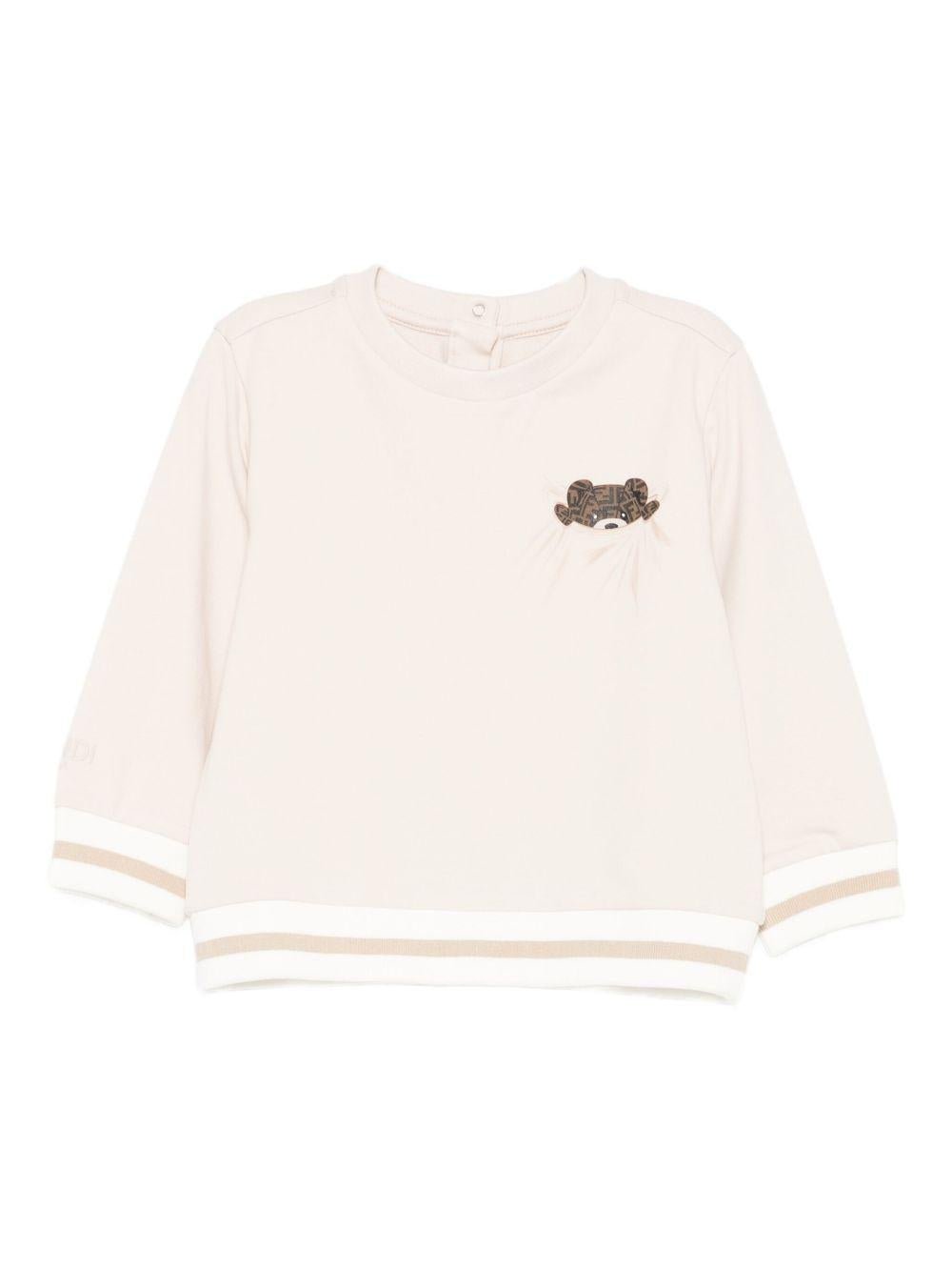 Fendi Kids felpa con orsetto - Ninna Nanna