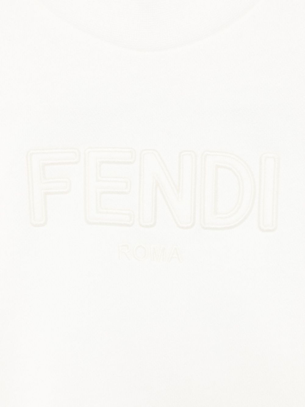 Fendi Kids felpa con ricamo - Ninna Nanna