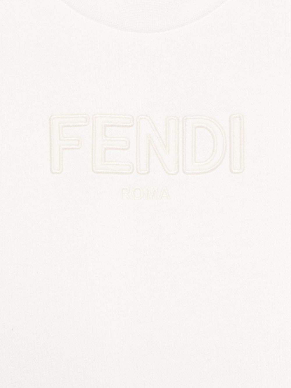 Fendi Kids felpa con ricamo - Ninna Nanna