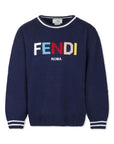 Fendi Kids maglione con logo - Ninna Nanna