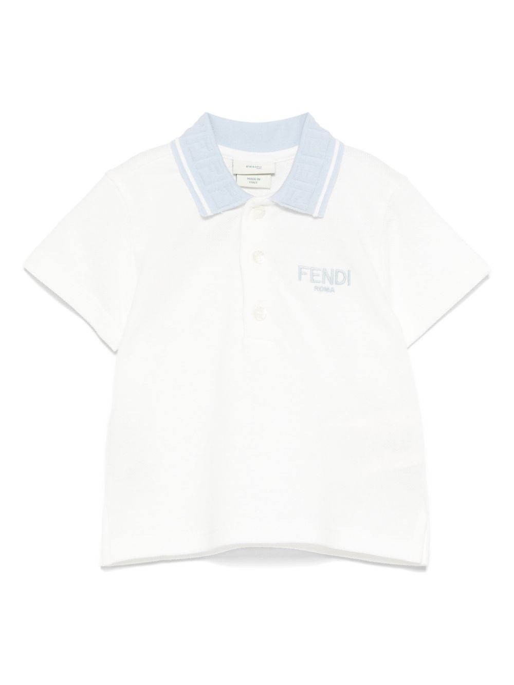 Fendi Kids polo con logo - Ninna Nanna