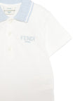 Fendi Kids polo con logo - Ninna Nanna