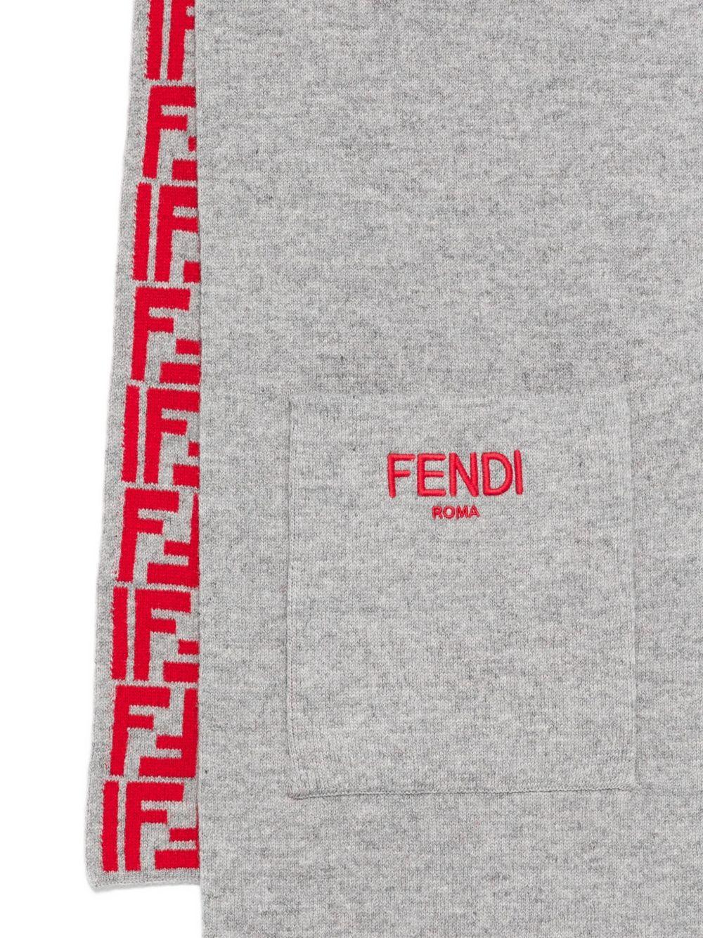 Fendi Kids sciarpa reversibile - Ninna Nanna