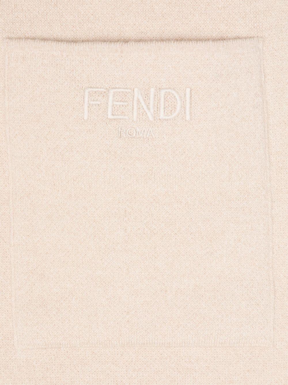 Fendi Kids sciarpa reversibile - Ninna Nanna