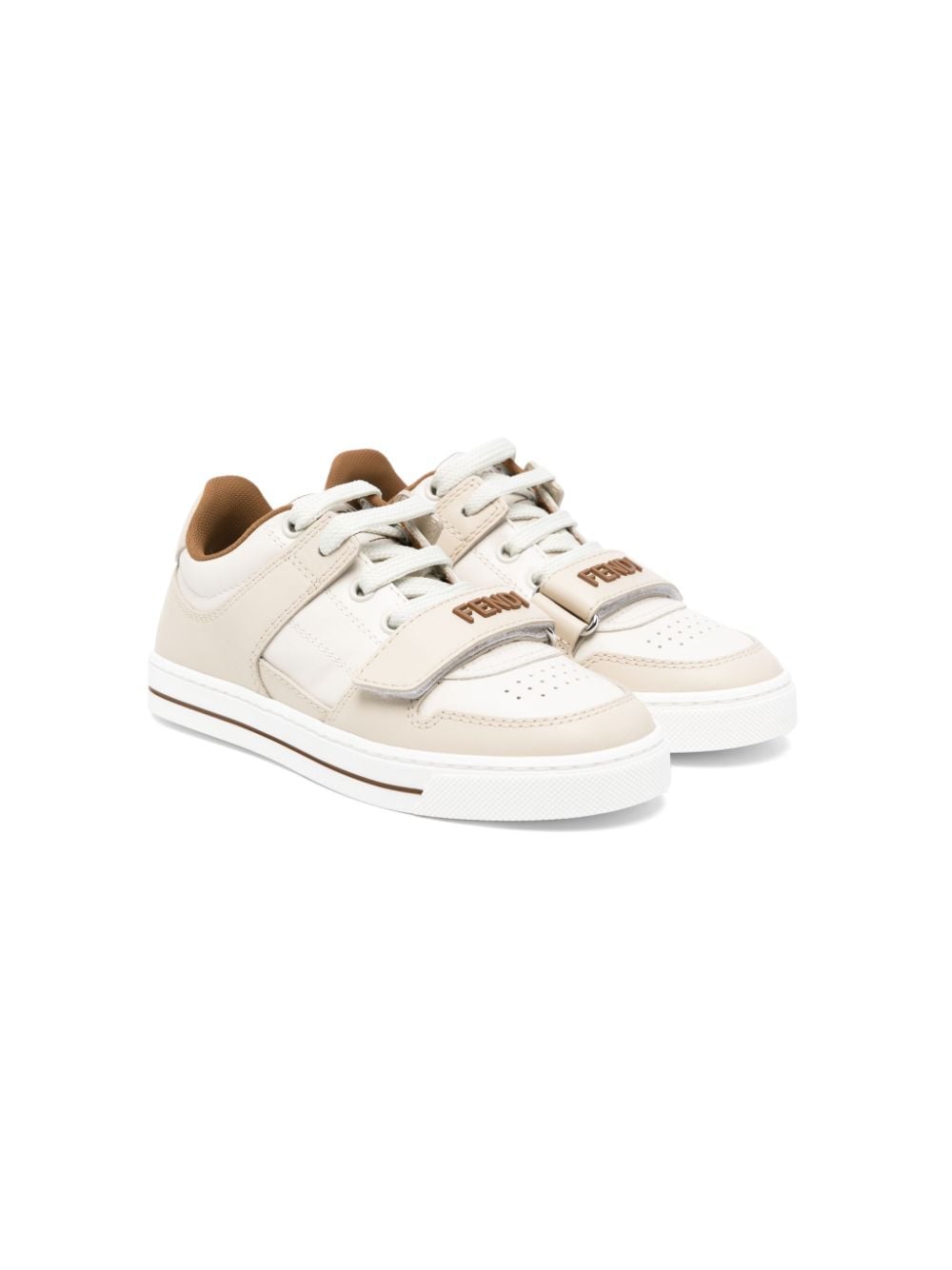 Fendi Kids sneakers in pelle - Ninna Nanna