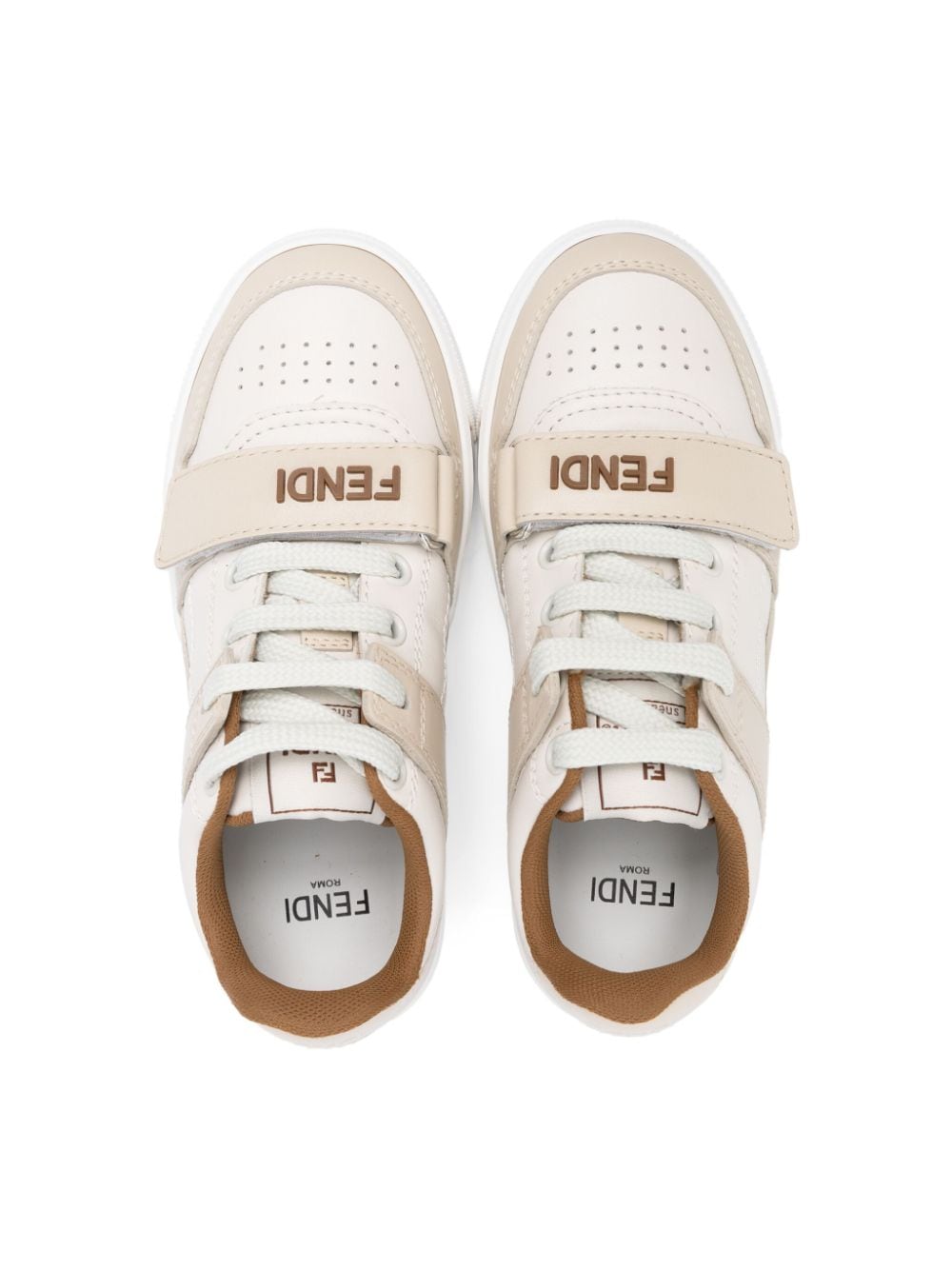 Fendi Kids sneakers in pelle - Ninna Nanna