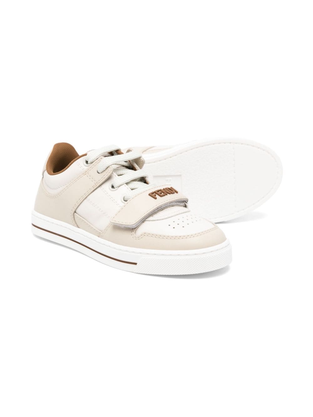 Fendi Kids sneakers in pelle - Ninna Nanna