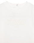 Fendi Kids t-shirt con logo - Ninna Nanna