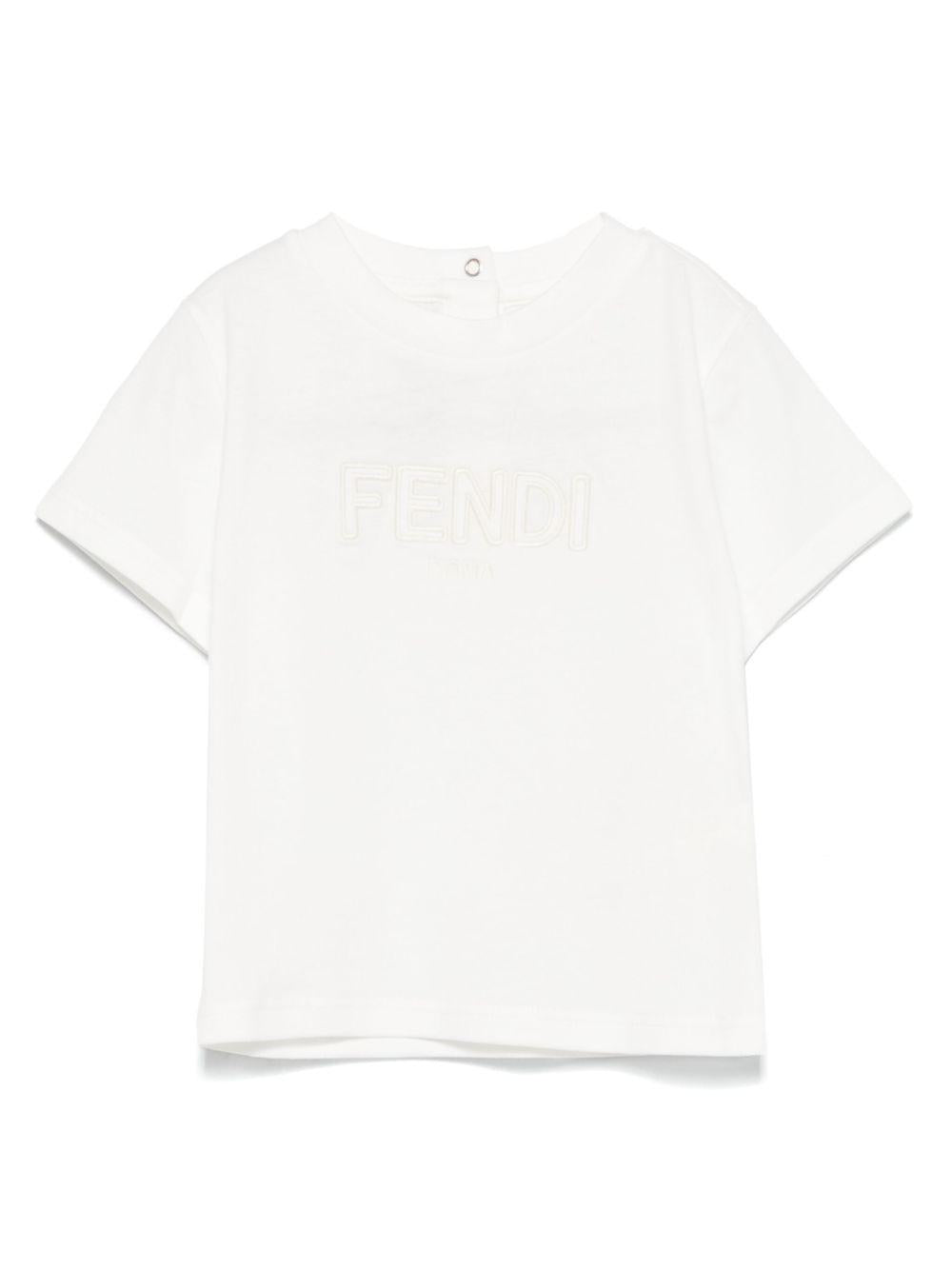 Fendi Kids t-shirt con logo - Ninna Nanna