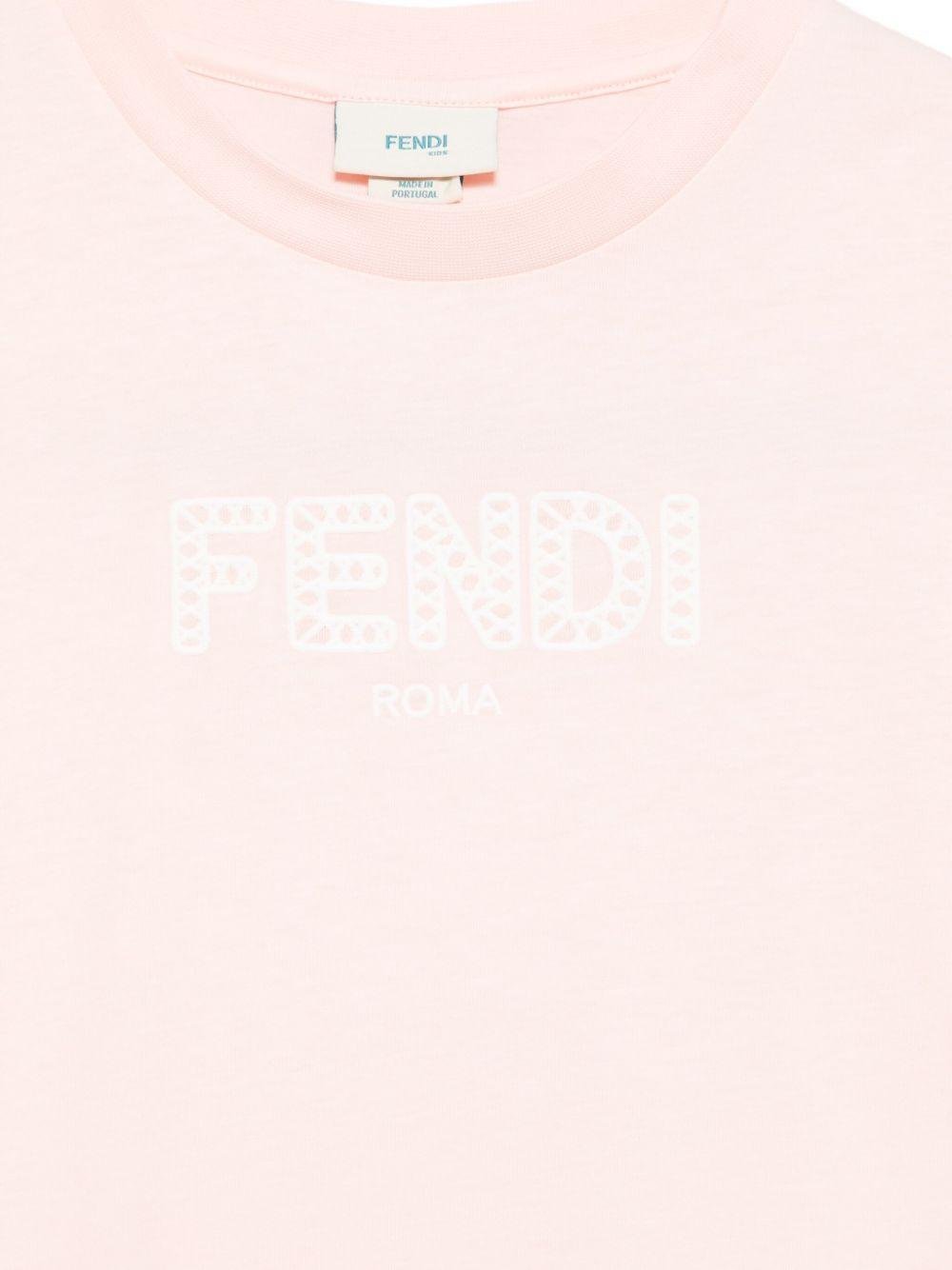 Fendi Kids t-shirt con logo - Ninna Nanna