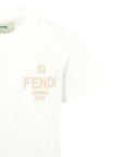 Fendi Kids t-shirt con logo ricamato - Ninna Nanna