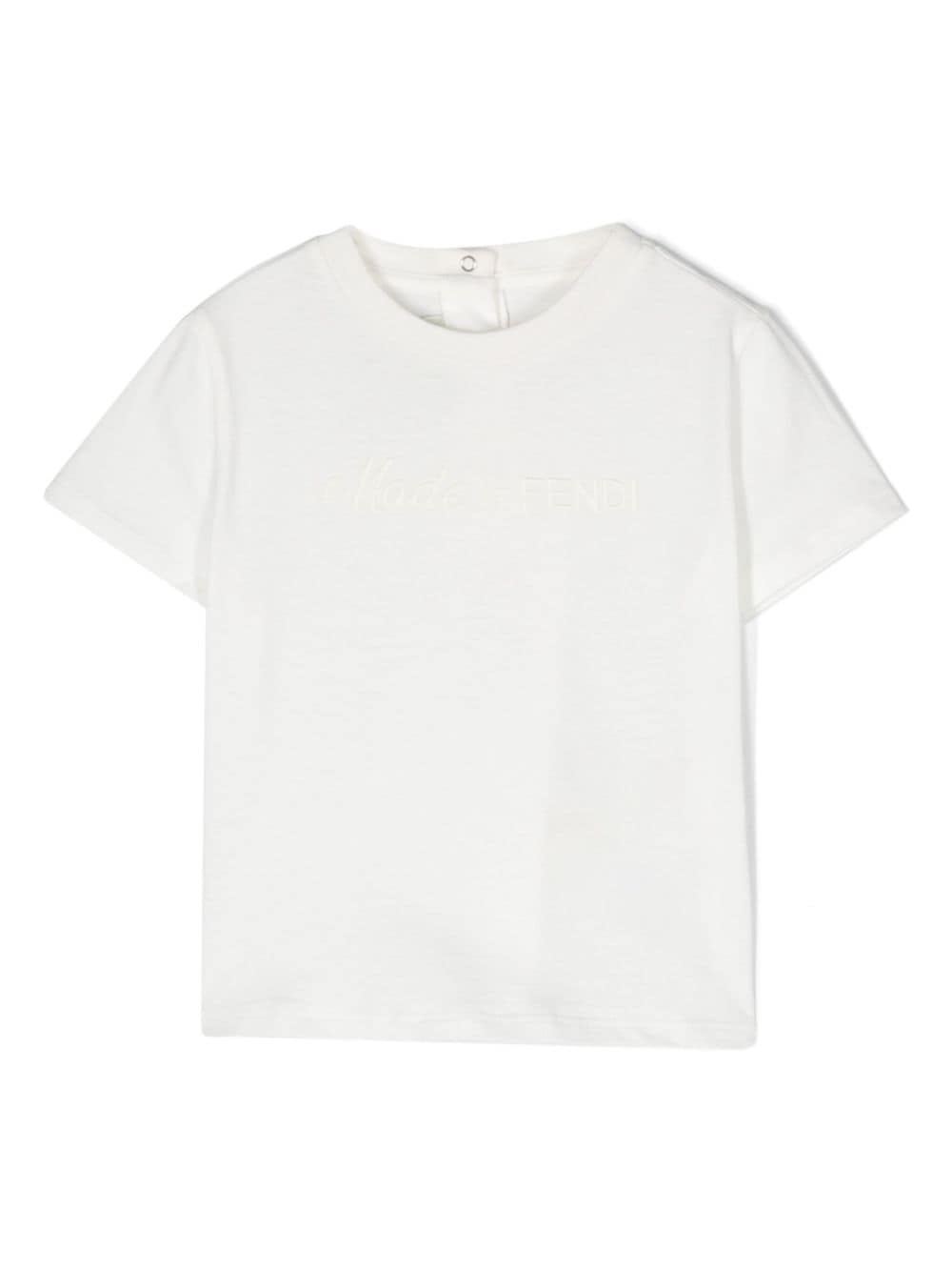 Fendi Kids t-shirt con ricamo - Ninna Nanna