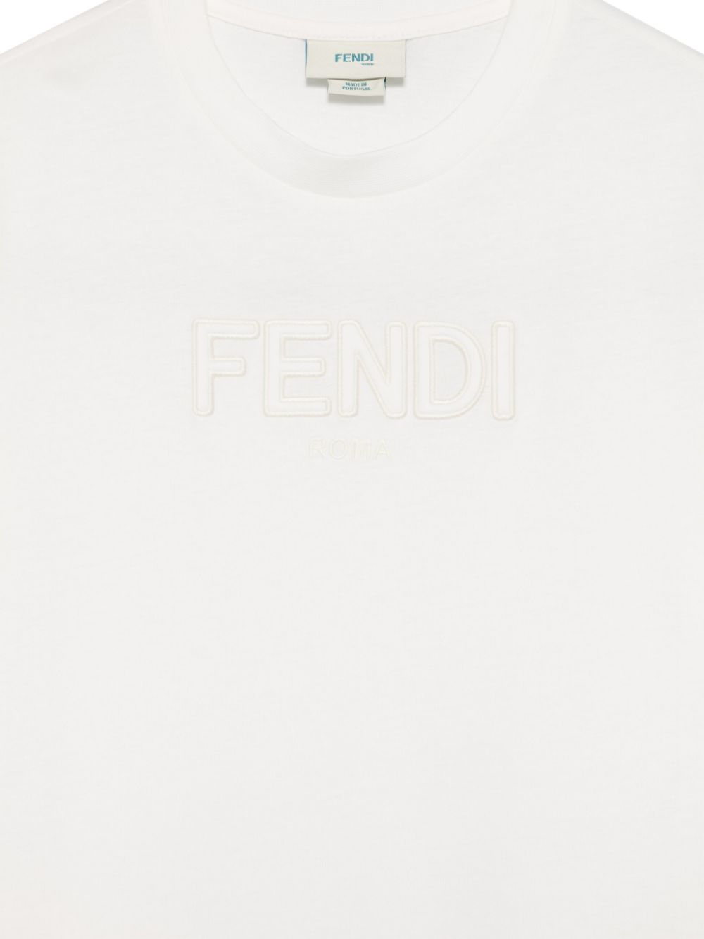 Fendi Kids t-shirt con ricamo - Ninna Nanna