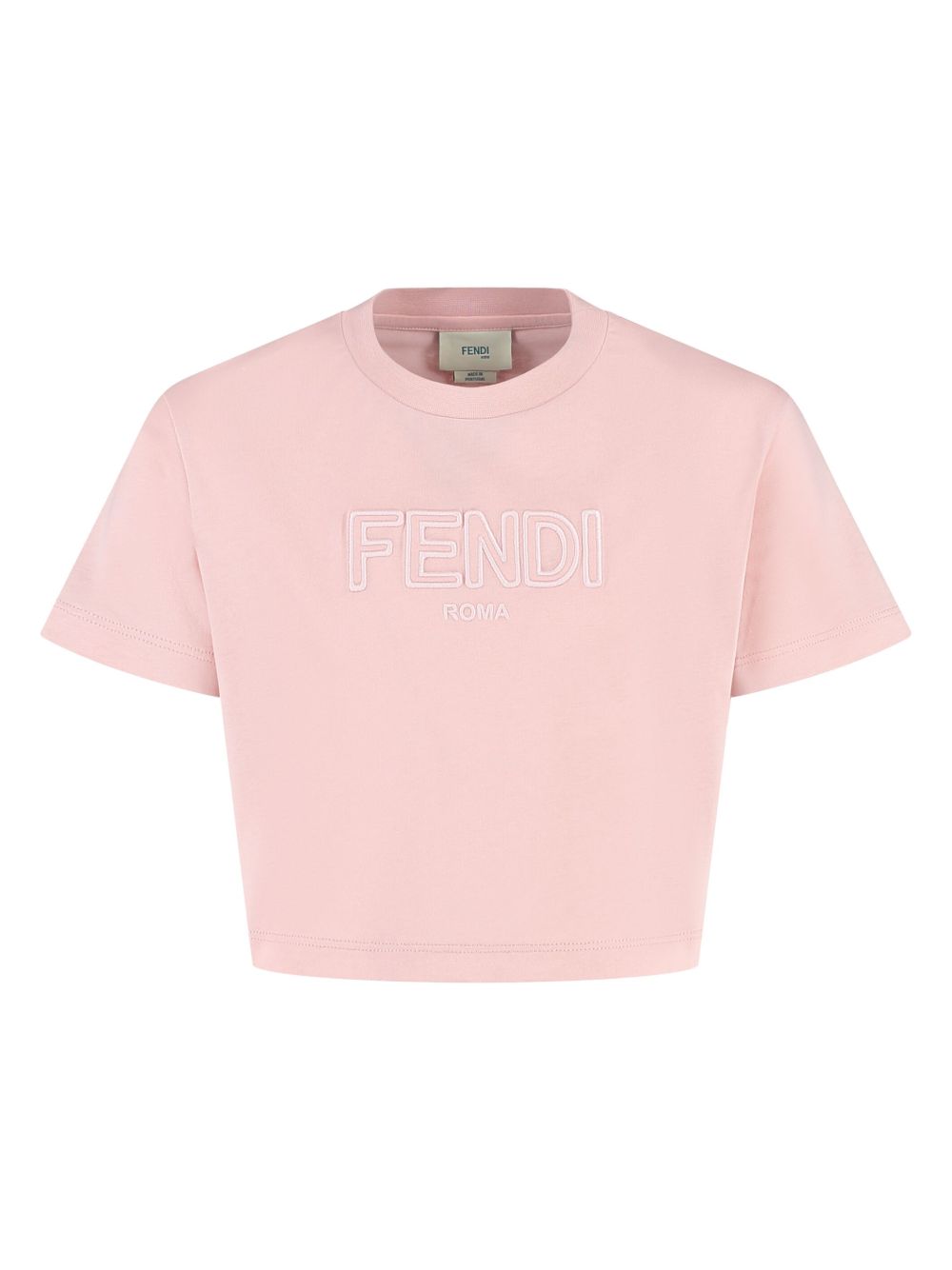 Fendi Kids t-shirt con ricamo - Ninna Nanna