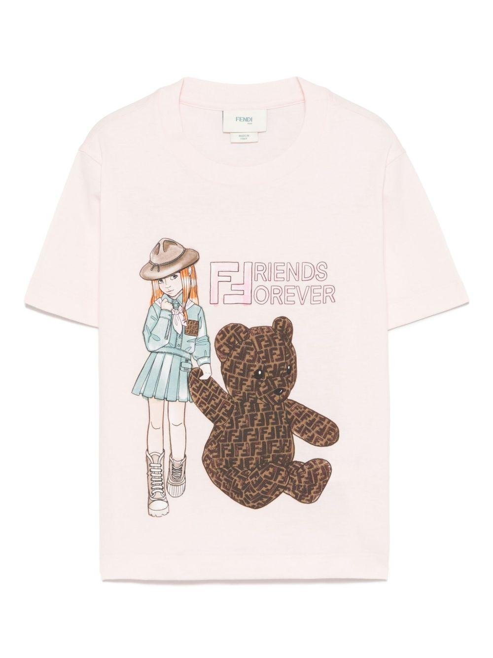 Fendi Kids t-shirt con stampa - Ninna Nanna