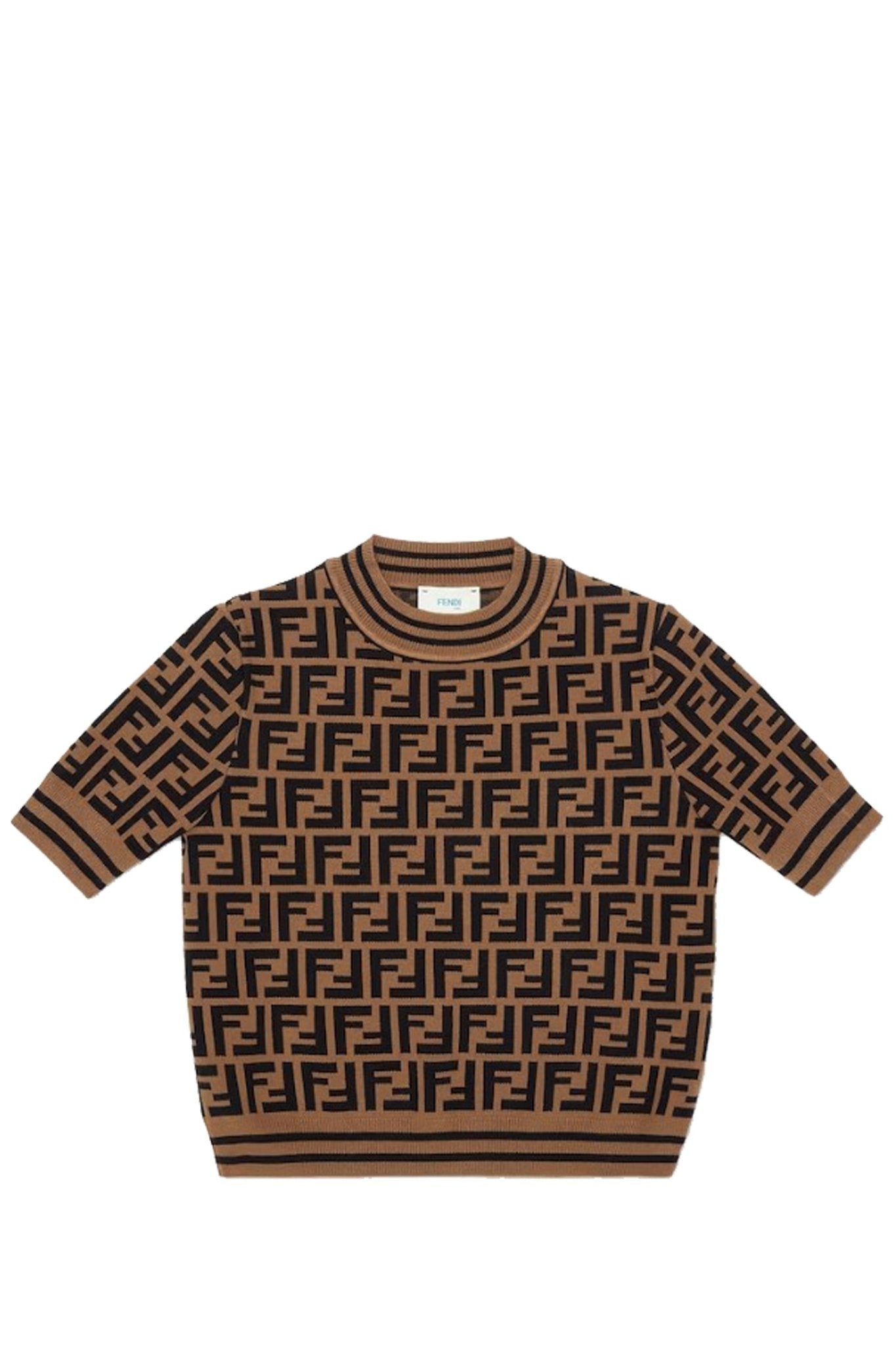 Fendi Kids top in maglia - Ninna Nanna