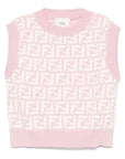 Fendi Kids top in maglia - Ninna Nanna