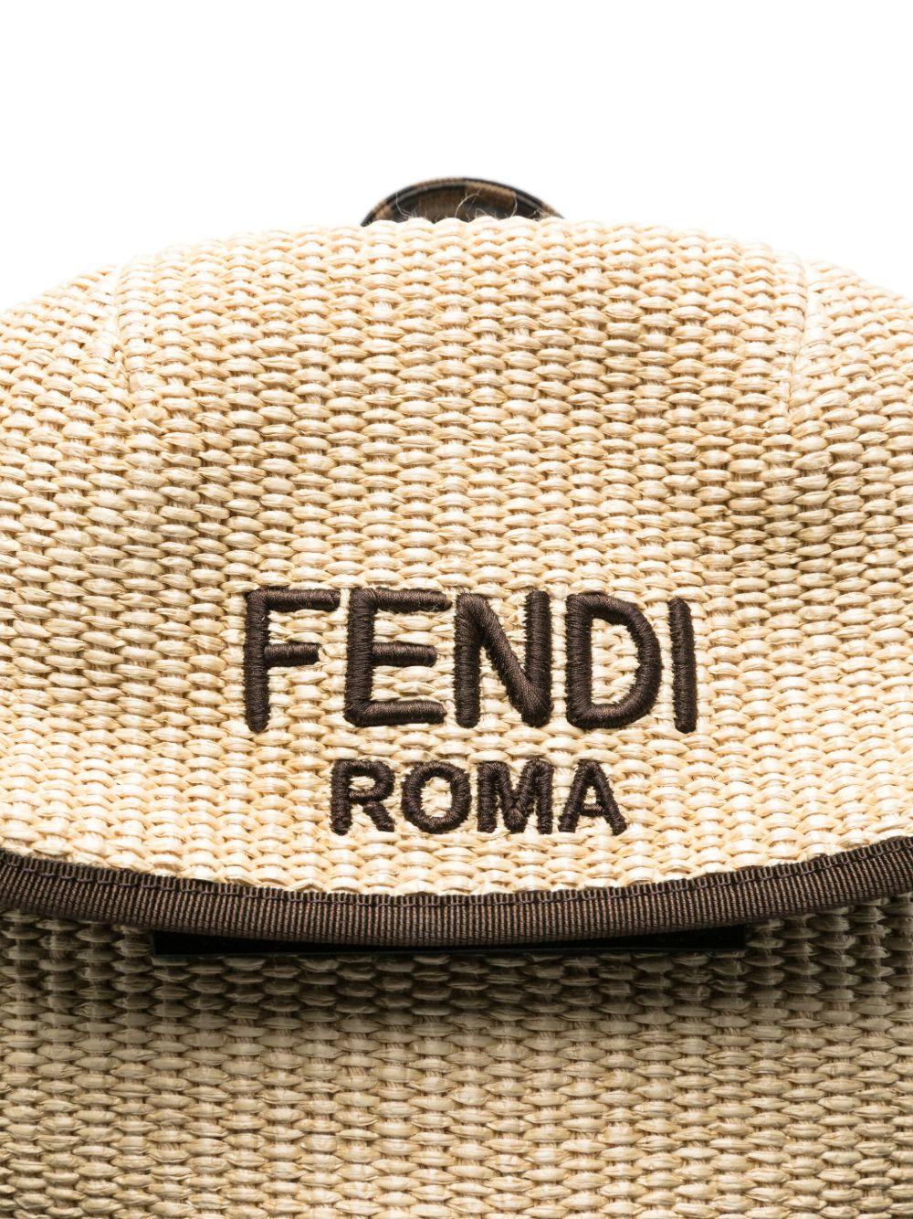 Fendi Kids zaino in rafia - Ninna Nanna