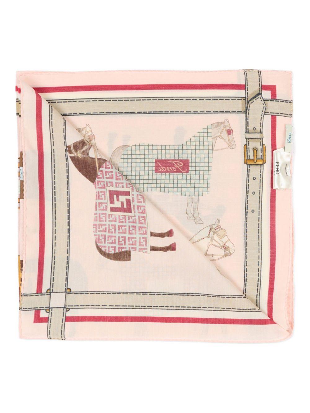 Foulard per bambina Fendi Kids con stampa - Ninna Nanna