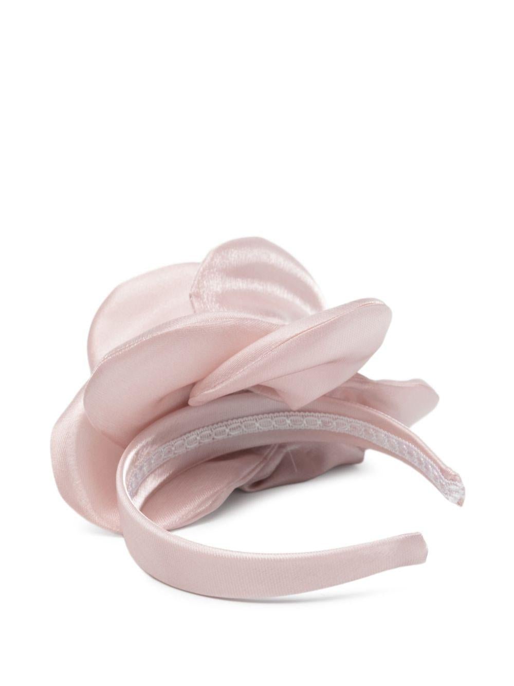 Frontino per bambina Colorichiari con fiore - Ninna Nanna