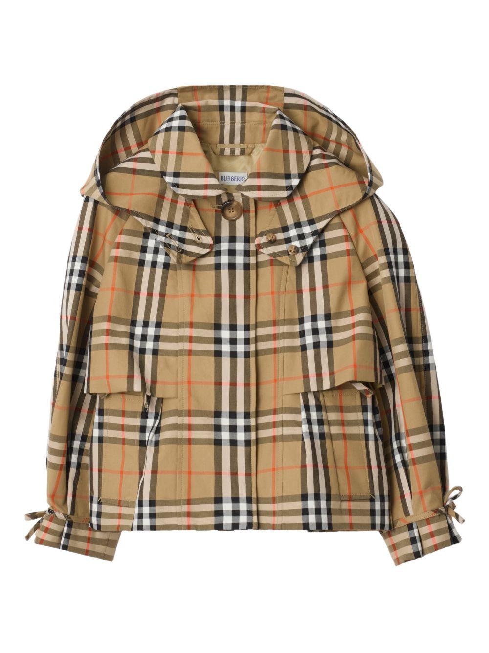 Giacca per bambina Burberry Kids in check - Ninna Nanna