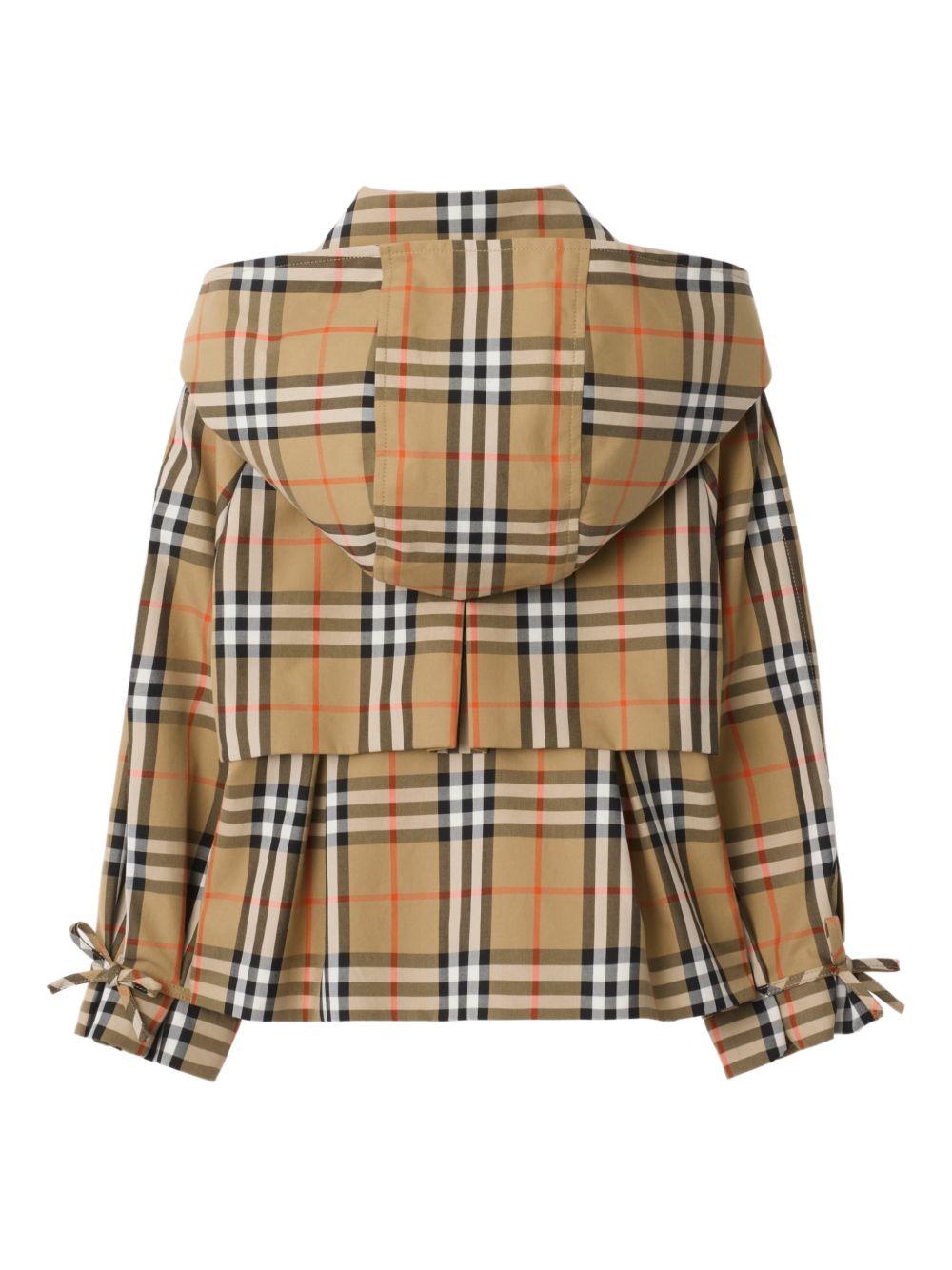 Giacca per bambina Burberry Kids in check - Ninna Nanna