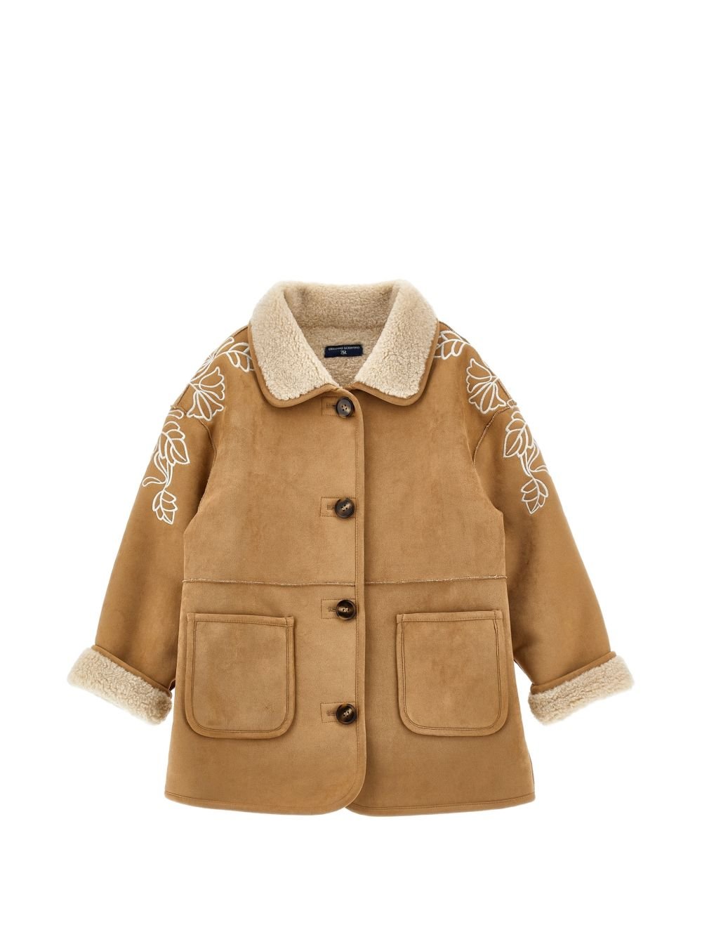 Giacca per bambina Ermanno Scervino Kids scamosciata - Ninna Nanna