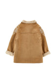 Giacca per bambina Ermanno Scervino Kids scamosciata - Ninna Nanna