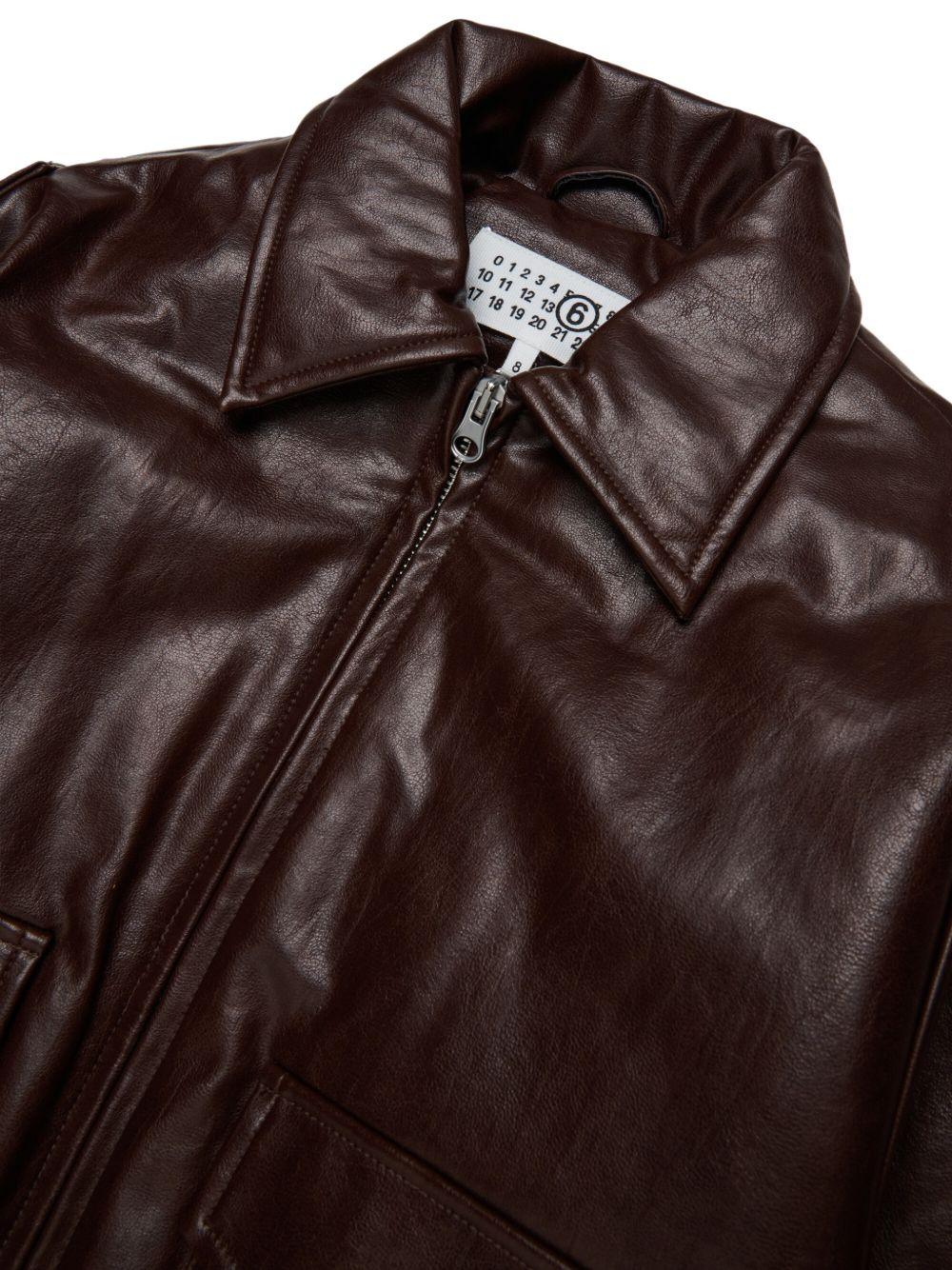 Giacca per bambina Maison Margiela Kids biker - Ninna Nanna