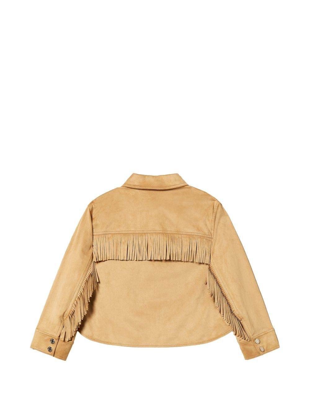 Giacca per bambina Twinset Kids scamosciata - Ninna Nanna