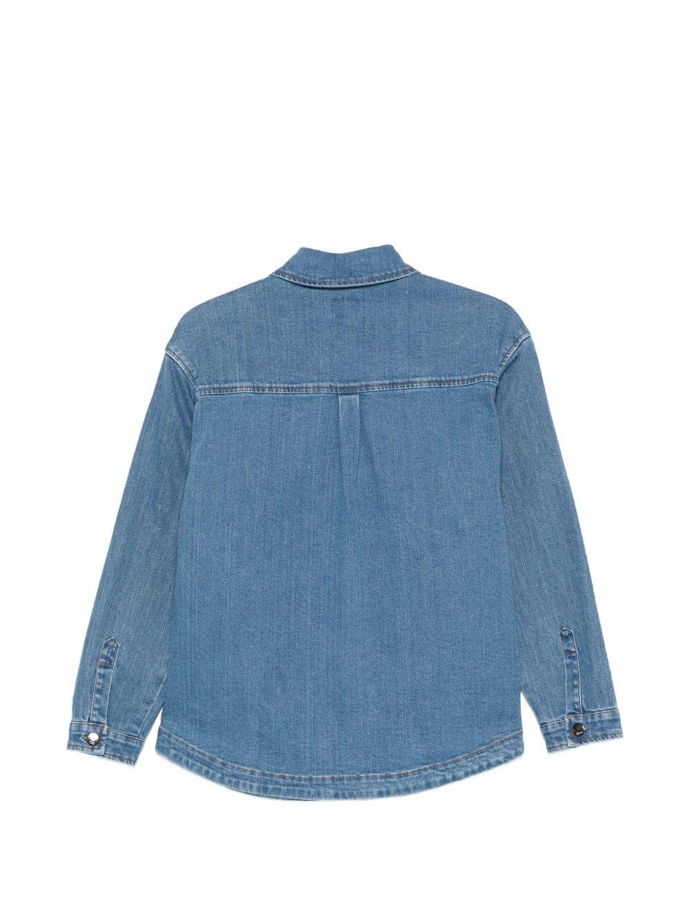 Giacca unisex Fendi Kids in jeans - Ninna Nanna