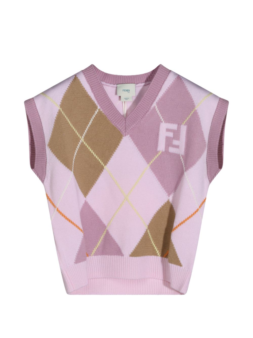 Gilet per bambina Fendi Kids in maglia - Ninna Nanna
