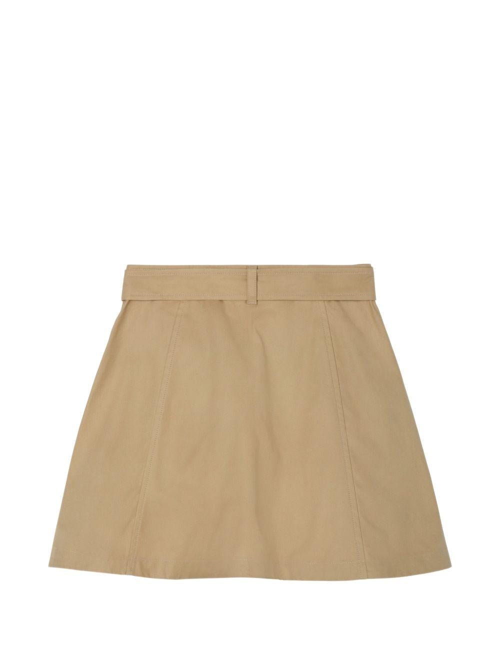 Gonna per bambina Burberry Kids con cintura - Ninna Nanna