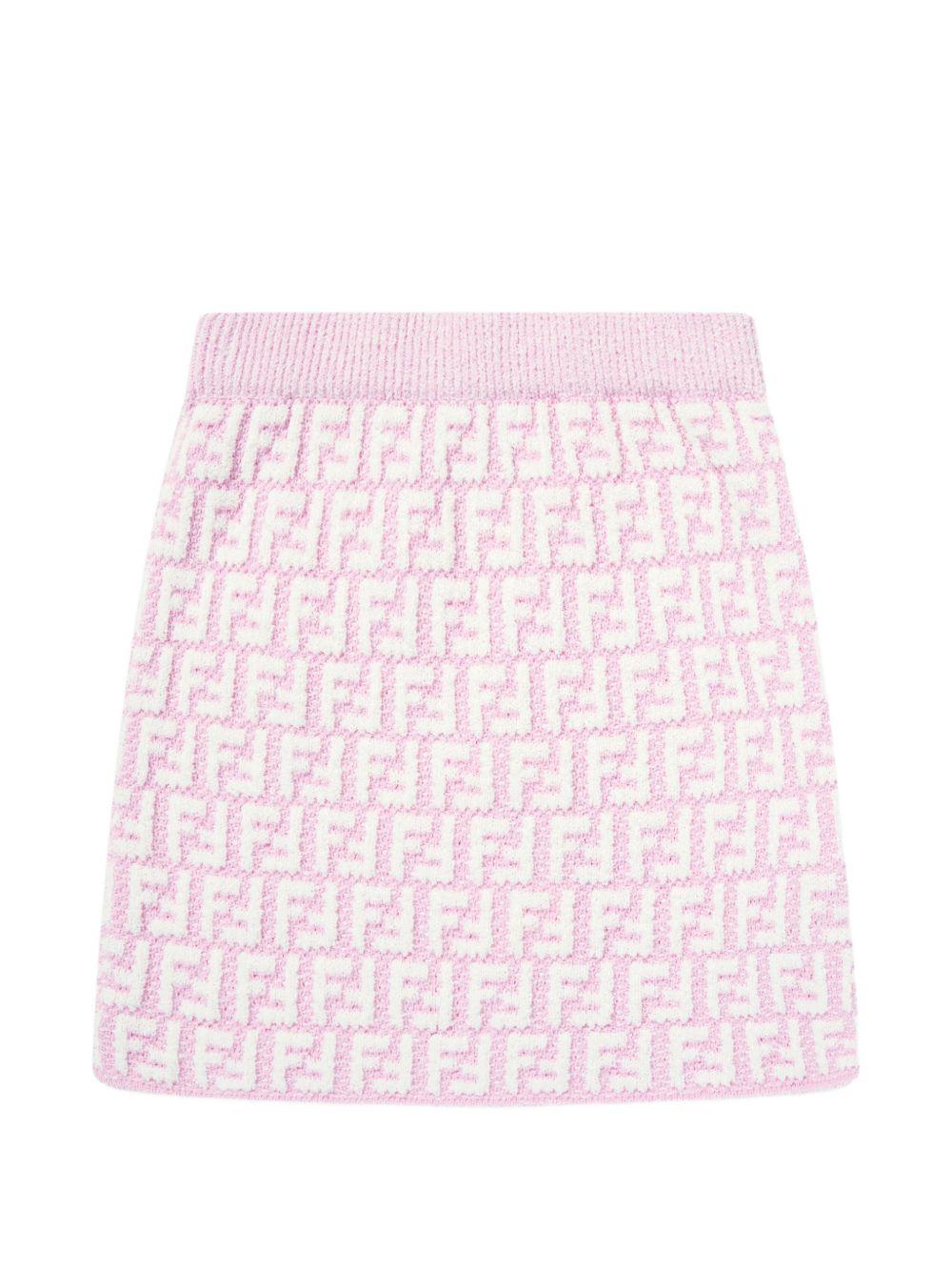 Gonna per bambina Fendi Kids monogram - Ninna Nanna