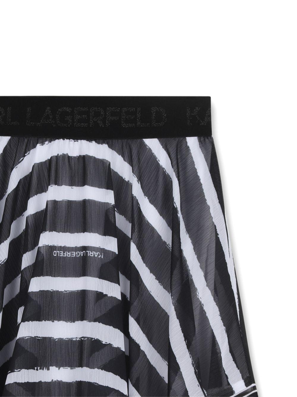 Gonna per bambina Karl Lagerfeld Kids a righe - Ninna Nanna