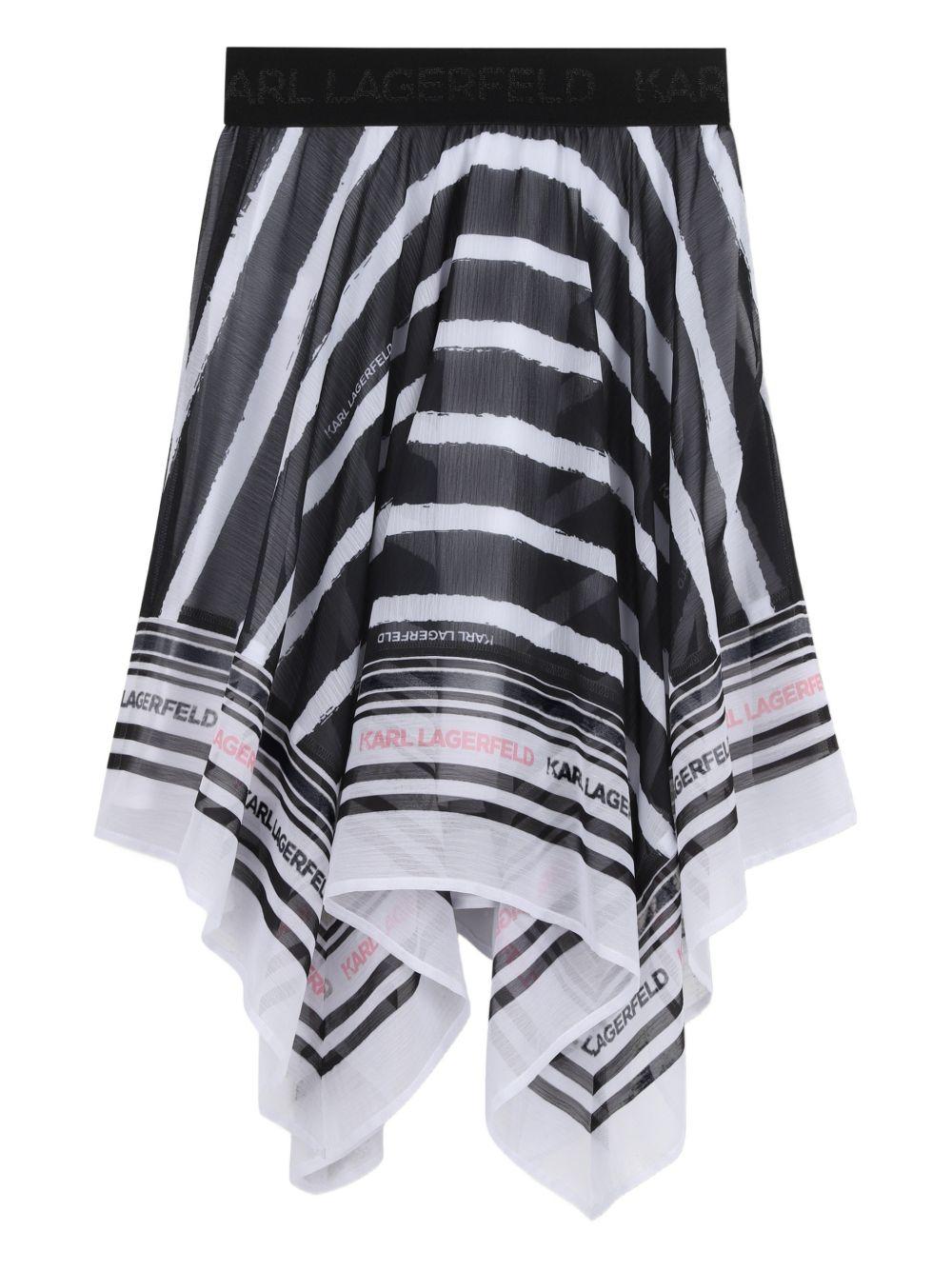 Gonna per bambina Karl Lagerfeld Kids a righe - Ninna Nanna