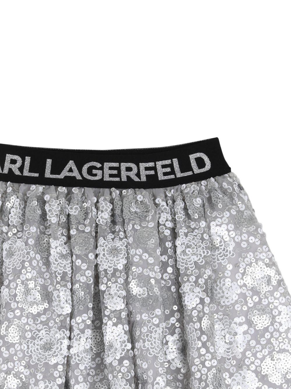 Gonna per bambina Karl Lagerfeld Kids con paillettes - Ninna Nanna