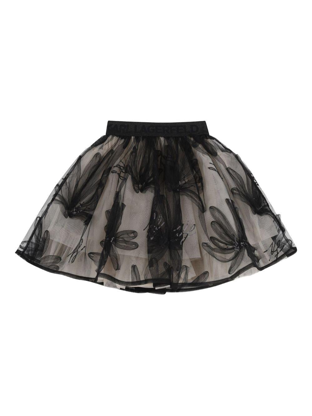 Gonna per bambina Karl Lagerfeld Kids con tulle - Ninna Nanna