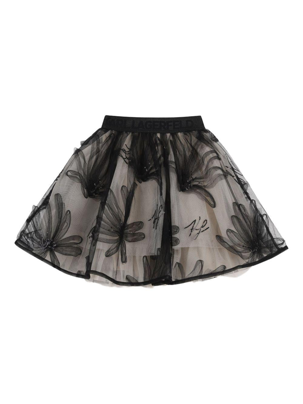 Gonna per bambina Karl Lagerfeld Kids con tulle - Ninna Nanna