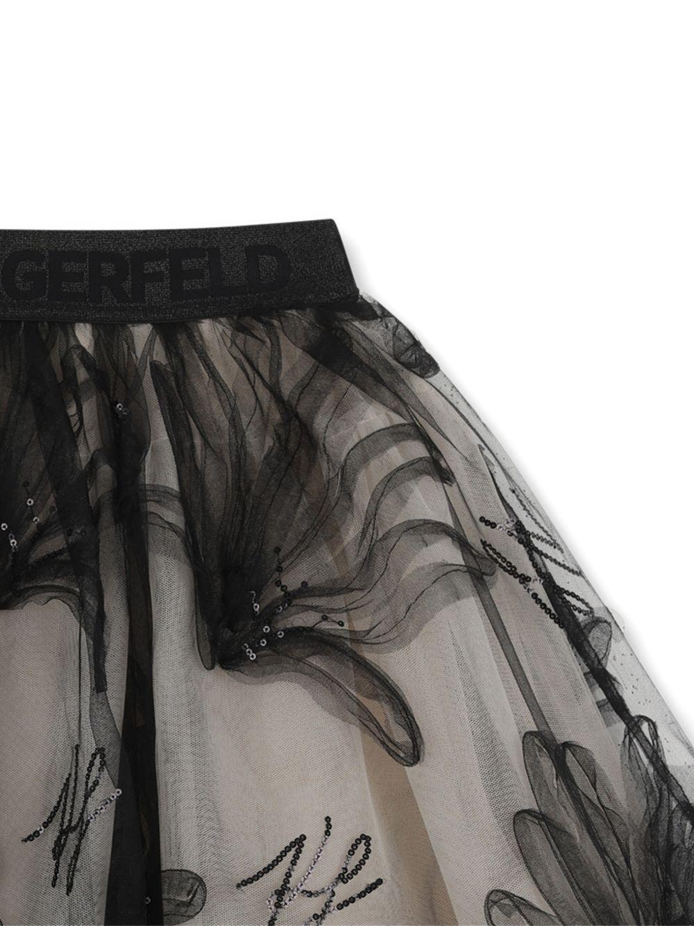 Gonna per bambina Karl Lagerfeld Kids con tulle - Ninna Nanna