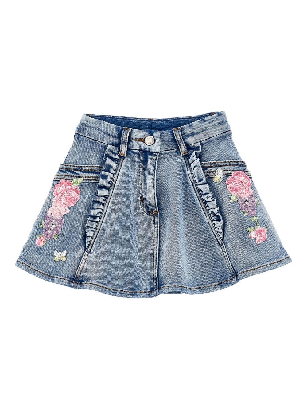 Gonna per bambina Monnalisa di jeans - Ninna Nanna